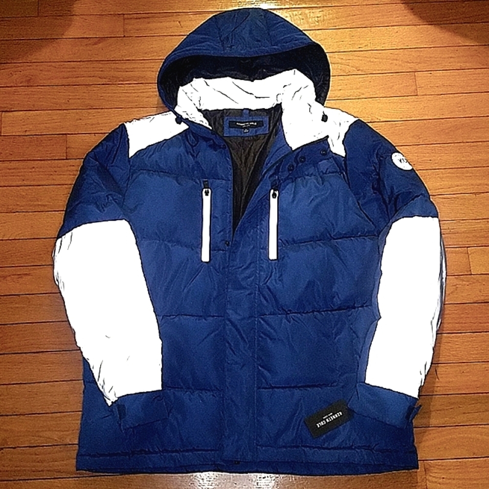 KENNETH COLE PUFF WINTER JACKET COAT. new. Reflections Sleeve ,shoulder and